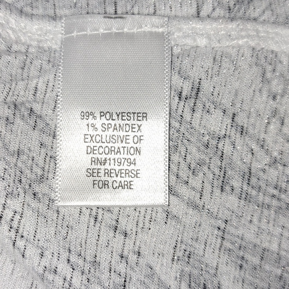 Apt. 9 Black and White Patterned Short Sleeve Top Size XLP - Picture 4 of 14